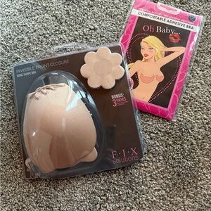 Stick bra and adhesive bra bundle